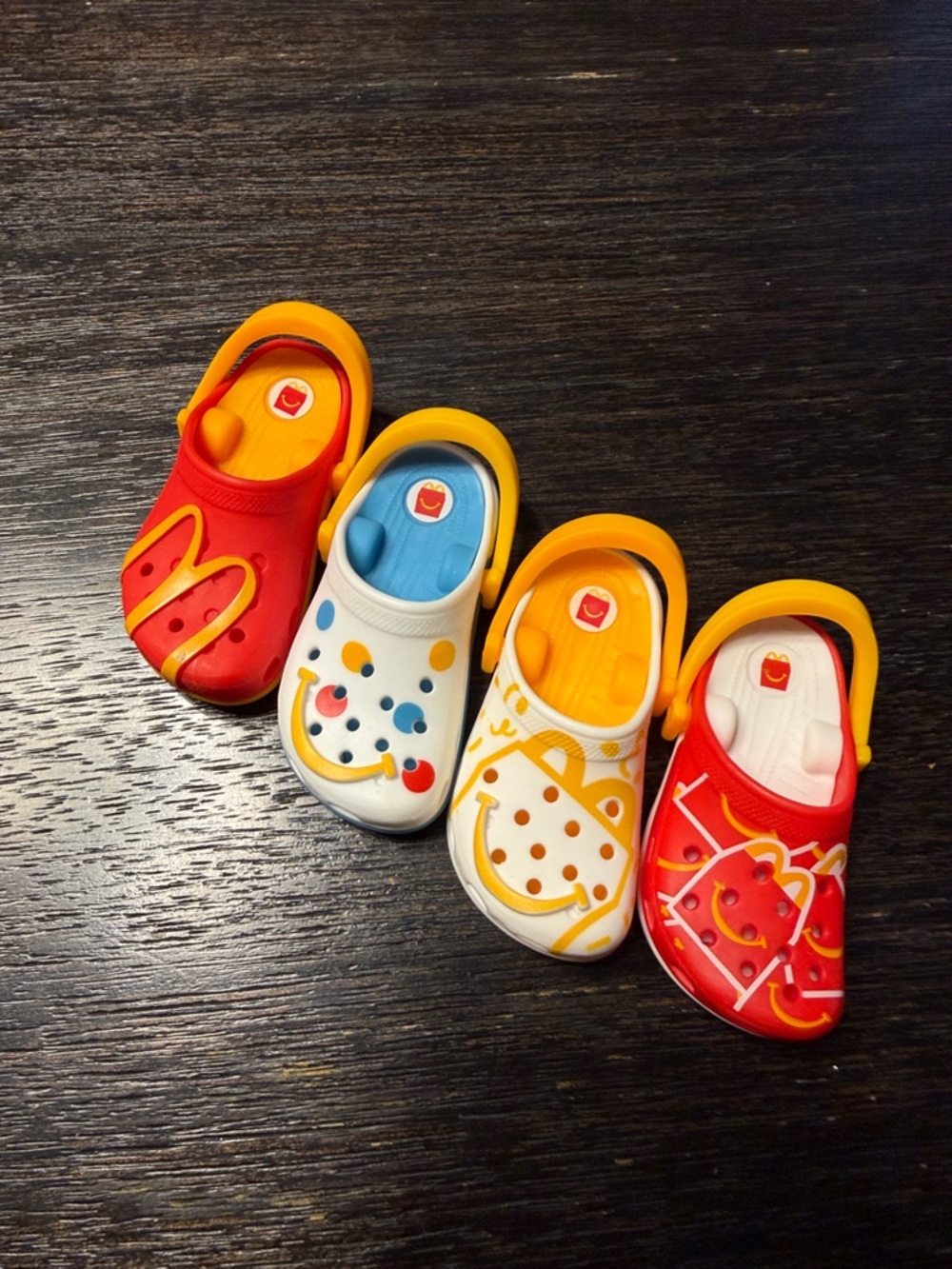 Lot of 4 McDonald’s crocs toys